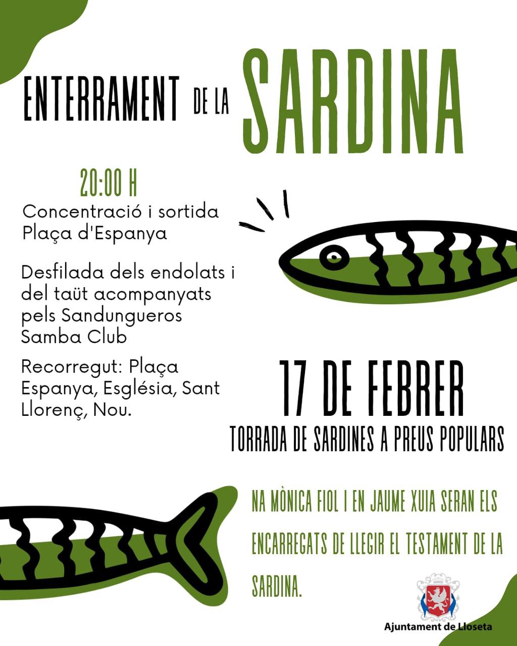 Enterrament de la Sardina - Despedida del Carnaval en Lloseta